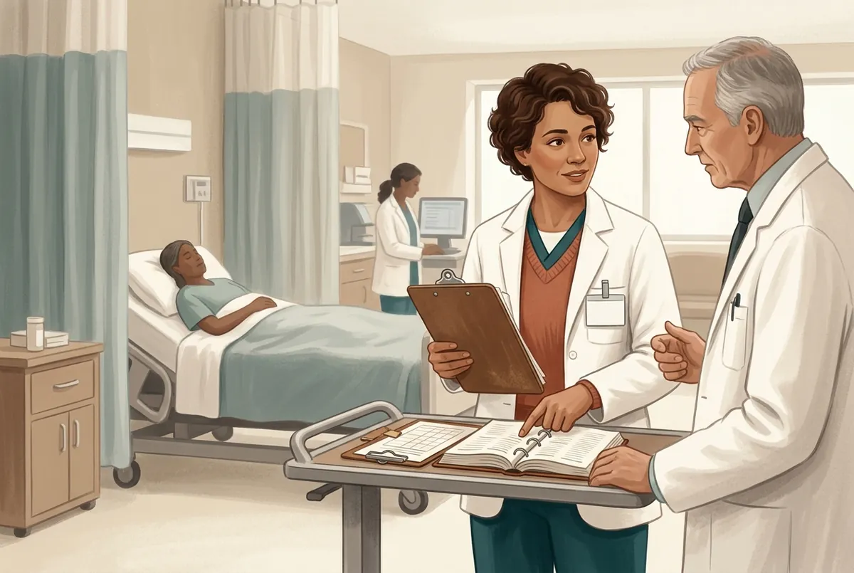The title covers work that ranges from rounding with a team on one unit to carrying a verification queue with a consult service attached. Before chasing the role, find out which version your hospital is hiring for.